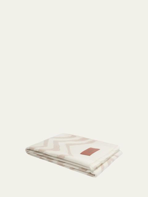 Graffiti Virgin Wool Throw, 53" x 71"