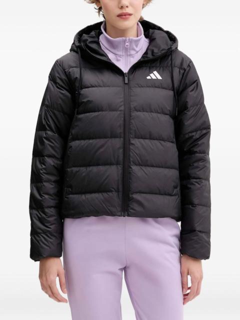 logo-detail hooded jacket