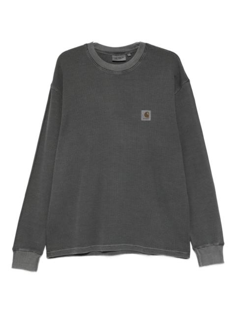 logo-patch long-sleeves T-shirt