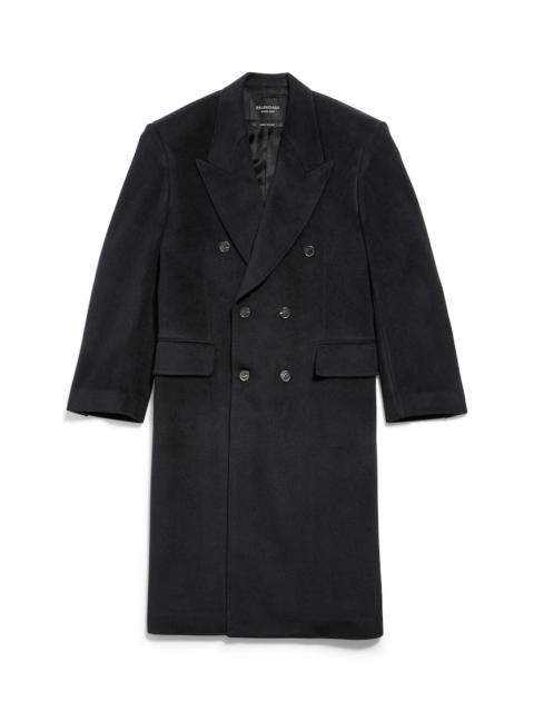 Men's Regular Fit Coat  in Black