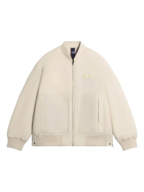 Li-Ning x Jackie Chan Kung Fu Bomber Jacket 'Beige' AYMS139-1