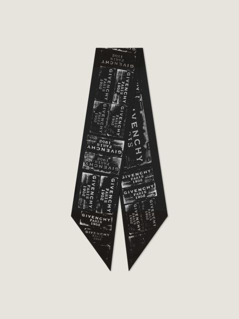 GIVENCHY STAMP MAXI BANDEAU IN SILK