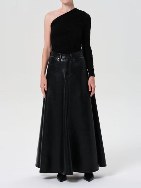 ODIN SKIRT (RECYCLED LEATHER) IN DETOX