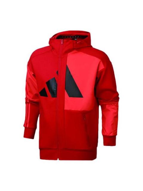 Men's adidas O2 HTT Jacket Red FM9418