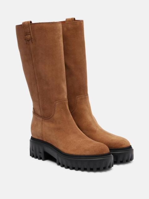 H700 Stivali suede knee-high boots