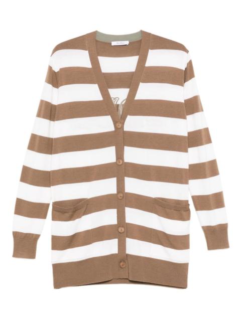 striped cardigan