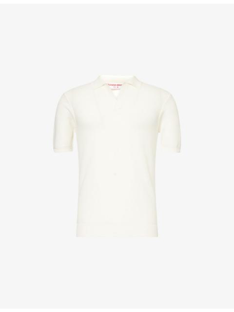 Horton Semi-Sheer Silk-Cotton Polo Shirt