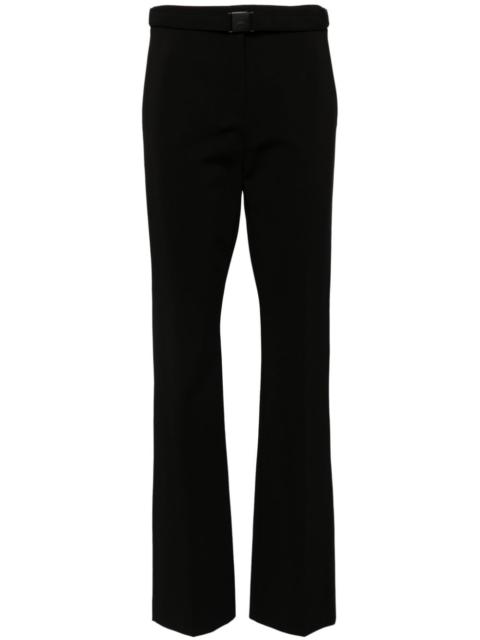 decorative buckle detail straight trouser