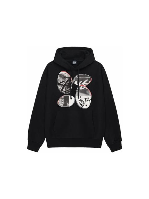 Stussy David Carson Vespa Hoodie Black