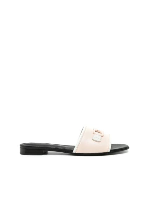Rhodes Gancini-logo sandals