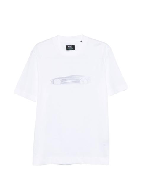 car-print T-shirt
