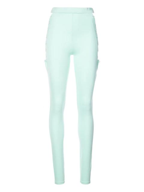 side lace leggings