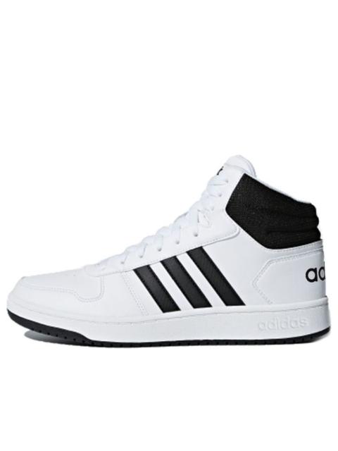 adidas Hoops 2.0 Mid 'White Black' BB7208