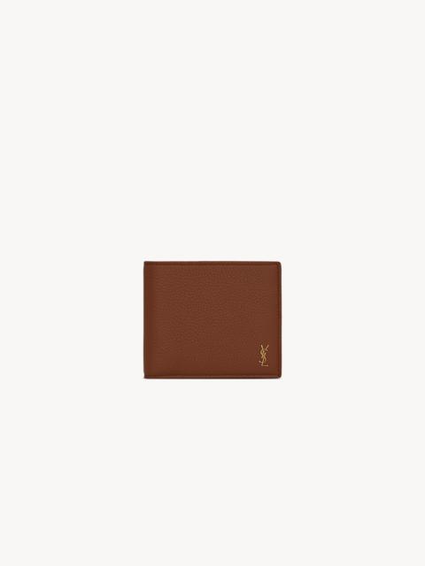 TINY CASSANDRE EAST/WEST WALLET IN GRAINED LEATHER