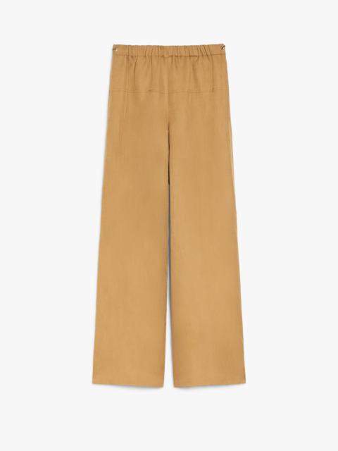 ONORE Wide linen and silk trousers