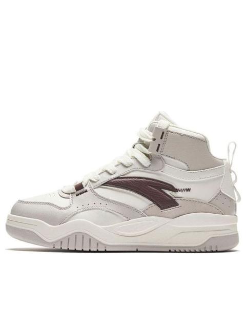 (WMNS) ANTA Slam High 'White Grey Brown' 922348088-3