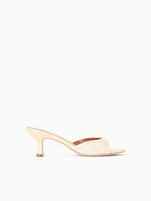 STAUD BRIGITTE MULE CREAM SEQUINS