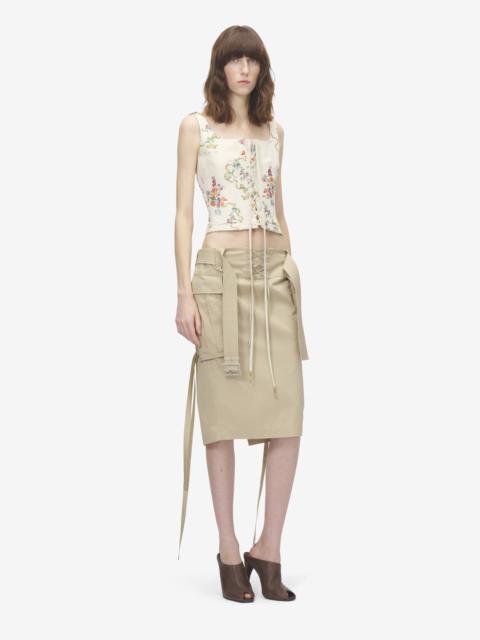 Midi Cargo Skirt