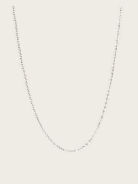 CURB STERLING SILVER CHAIN NECKLACE