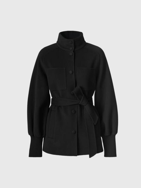 SHANIA Double-Face Wool Belted Jacket