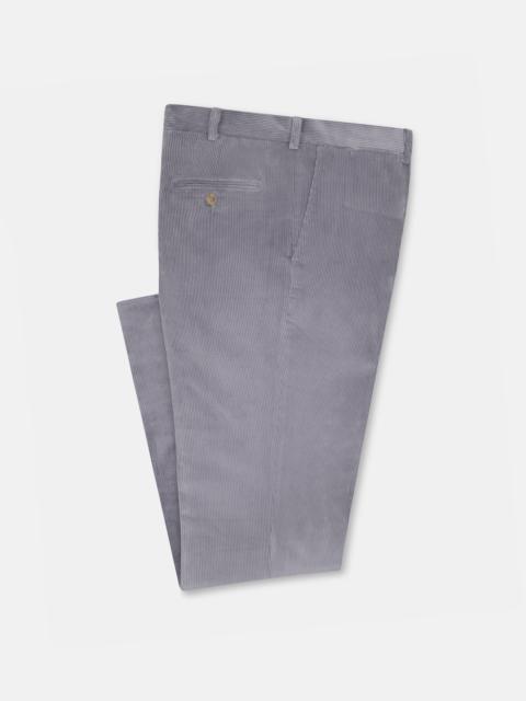 MADE-IN-USA GREY WIDE WALE BRITISH CORDUROY PANT