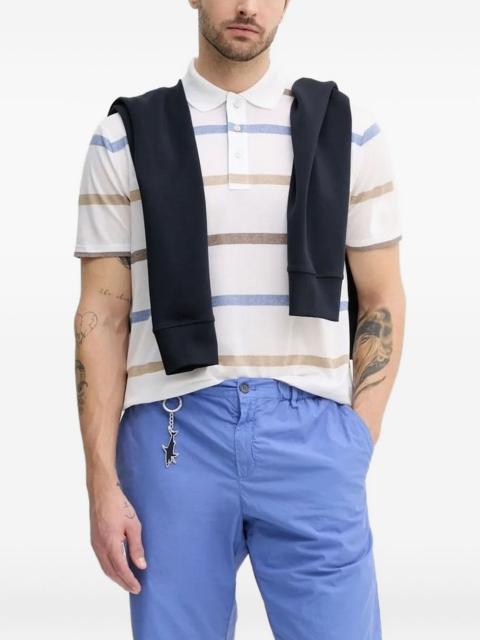 striped polo shirt