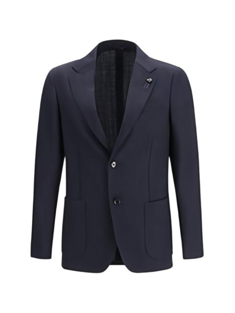 three-button blazer