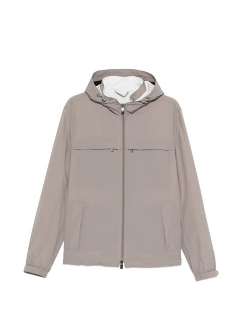 hooded zip jacket
