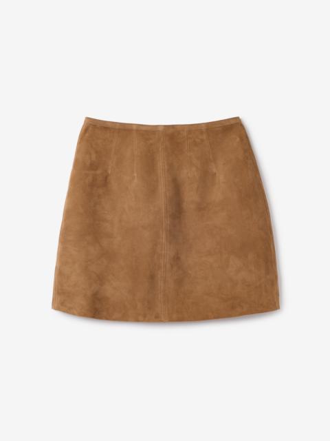 Suede Mini Skirt