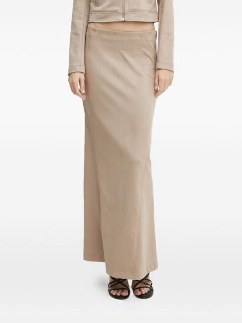 side-seam maxi skirt