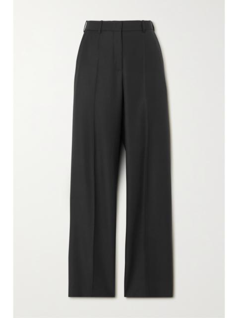 Wool Straight-leg Pants