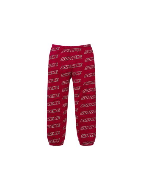 Supreme Repeat Sweatpant Cardinal