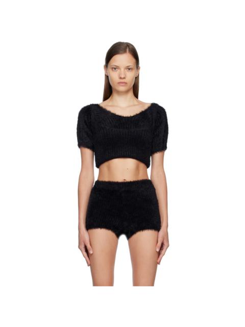 Black Modular Sweater