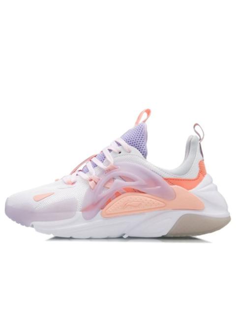 (WMNS) Li-Ning XingHuo Sport Leisure 'White Orange' AGLQ066-4