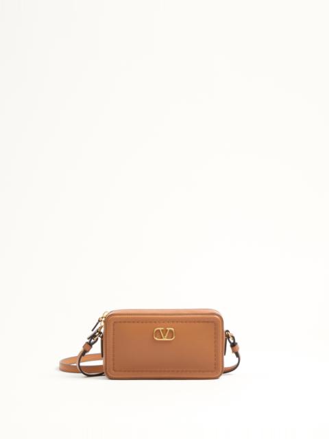 VALENTINO GARAVANI ALLTIME MINI SHOULDER BAG IN GRAINY CALFSKIN