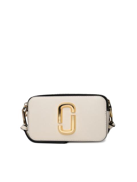contrast leather cross body bag