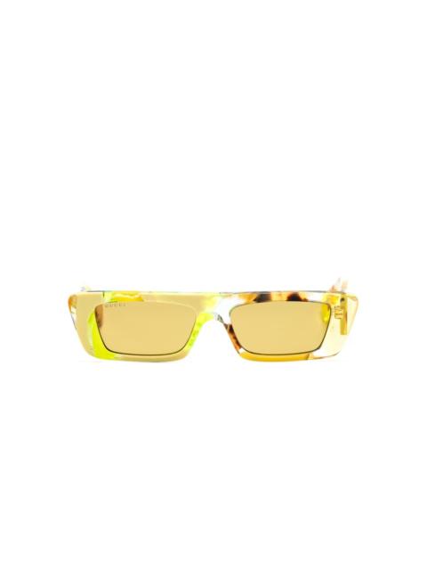 rectangular-frame sunglasses