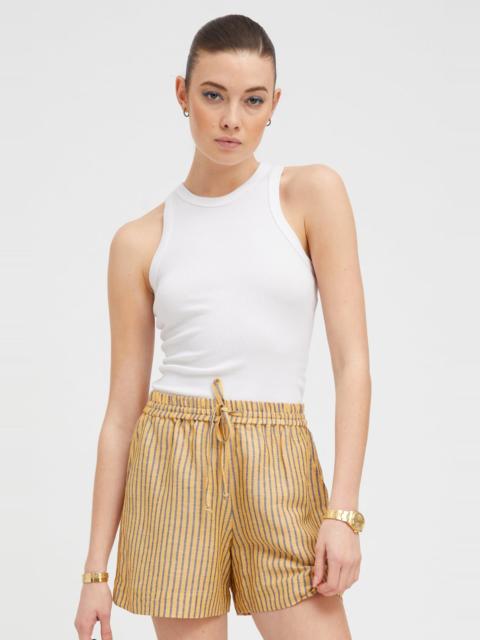 WHITE RIB RACER TANK