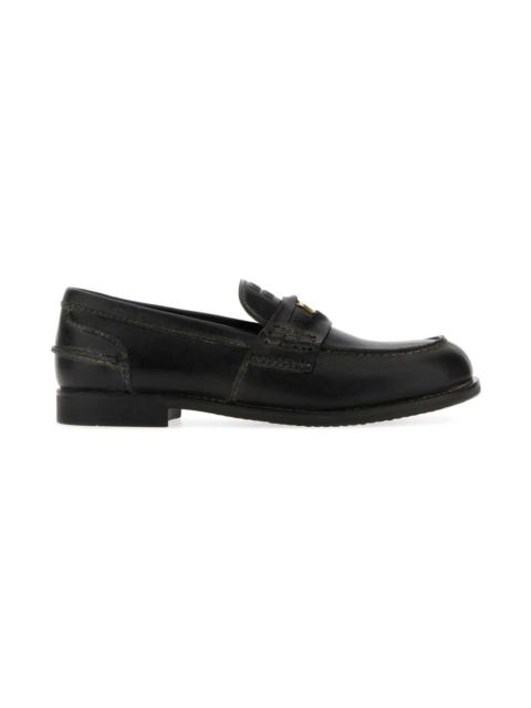 Black Leather Loafers