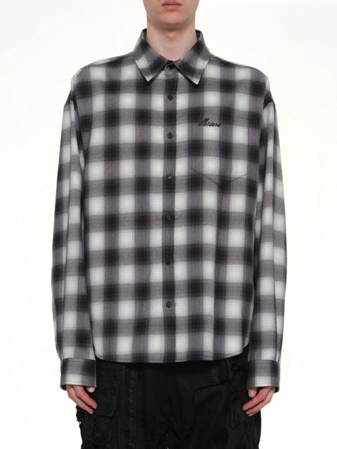 City Cherckered T-Shirt in Black