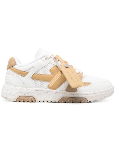 OFF-WHITE Out Of Office Low Slim White Beige (Women's)