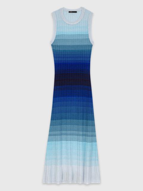 Ombré knit maxi dress
