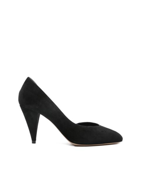 85mm pointed-toe pumps