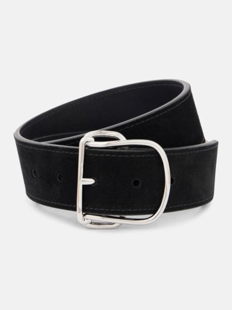 Suede belt