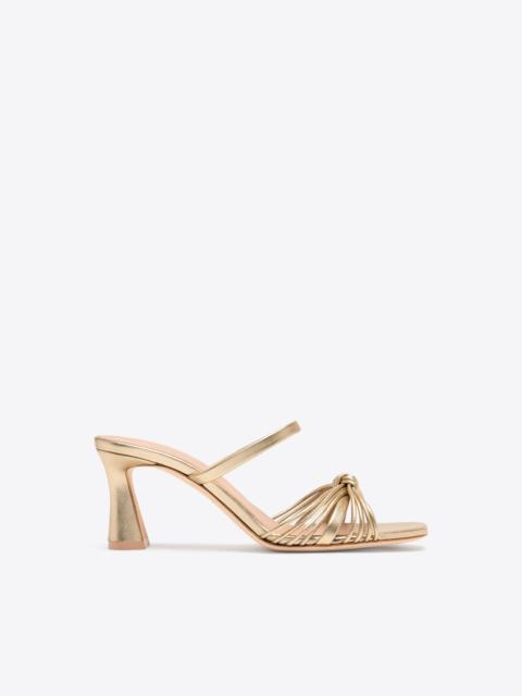 Lucinda 70 Gold Metallic Heeled Sandals