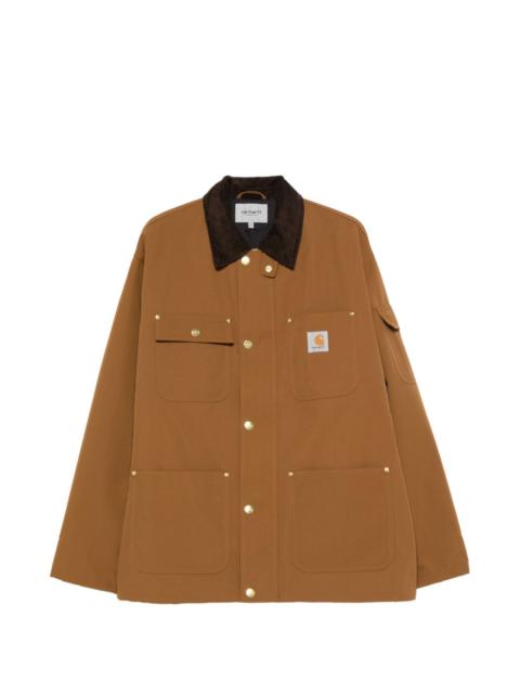 Clapton corduroy-collar pocket jacket