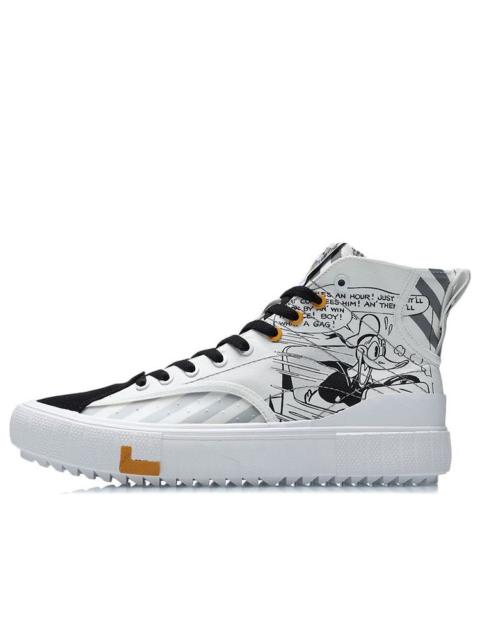 Li-Ning Classic Canvas Hi x Disney 'White Black' AGCR179-3