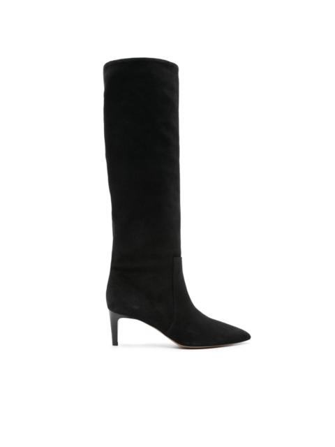 Stiletto 105mm suede boots