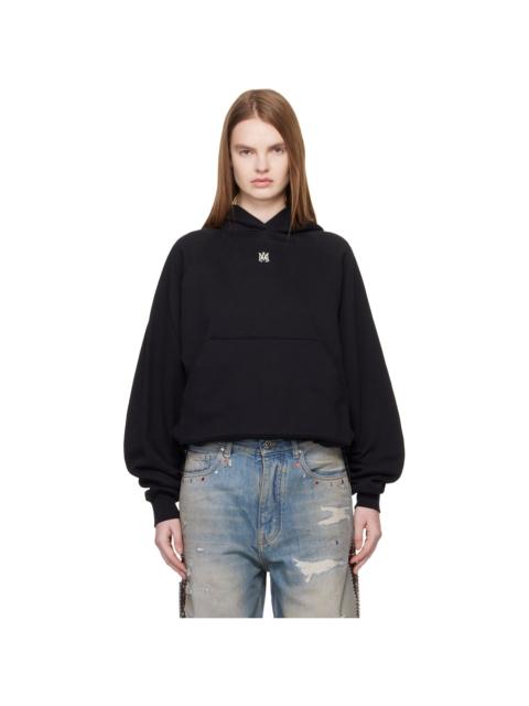 Black MA Drop Shoulder Hoodie