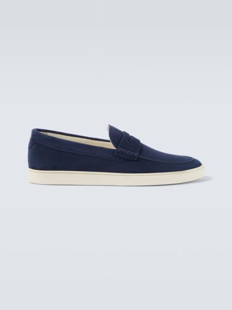 Suede slip-on sneakers